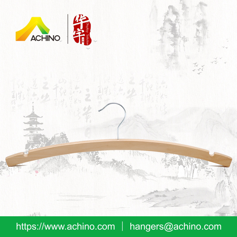 Wooden Garment Hangers with Notches (WT700)