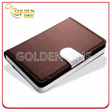 Fashion Style Aluminium & PU Leather Name Card Case