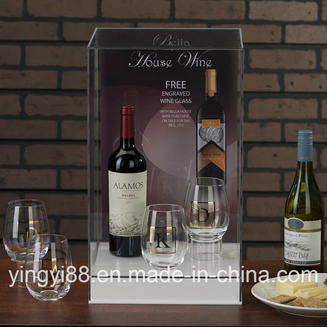 Luxury Clear Acrylic 	Bottle Display Case