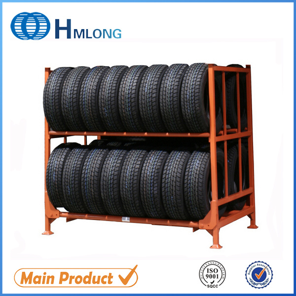 Warehouse Storage Large Metal Tires Racking