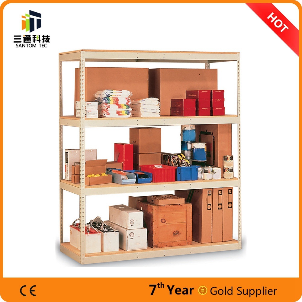 4 Shelf Furniture Storage Rack with MDF Board, Steel Storage Rack, Warehouse Racking for Sale