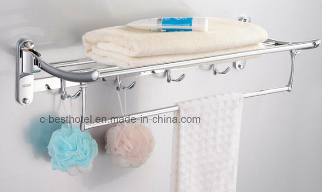 Bathroom Bath Towel Shelf Towel Rack