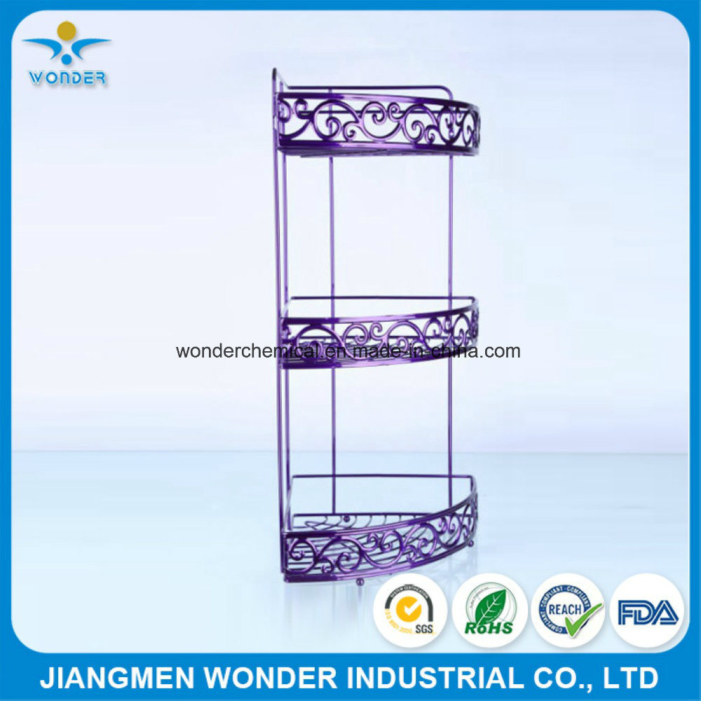 Nanotechnology Mirror Purple Powder Coating for Bathroom Shelf