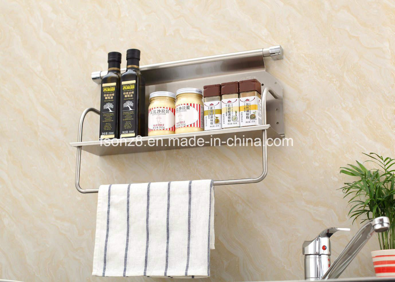 Stainless Steel Kitchent Single Layer Holder Gfr-320