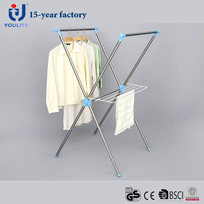 Stainless Steel X-Type Clothes Drying Hanger