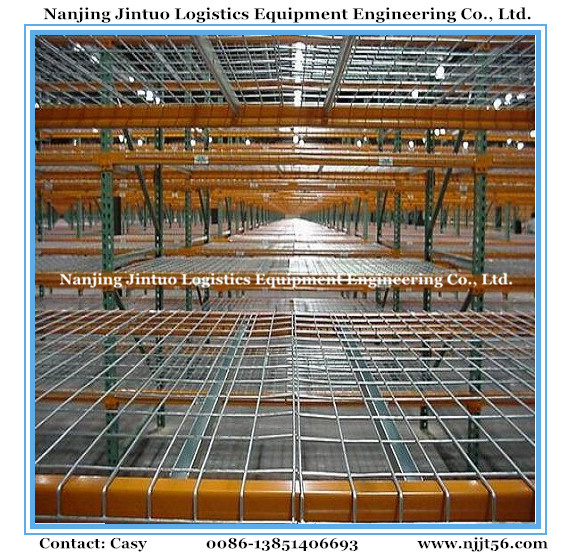 Warehouse Storage Pallet Racking of Wire Mesh Decking