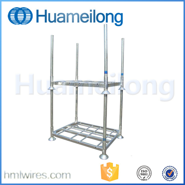 Industrial Foldable Metal Steel Storage Stacking Rack