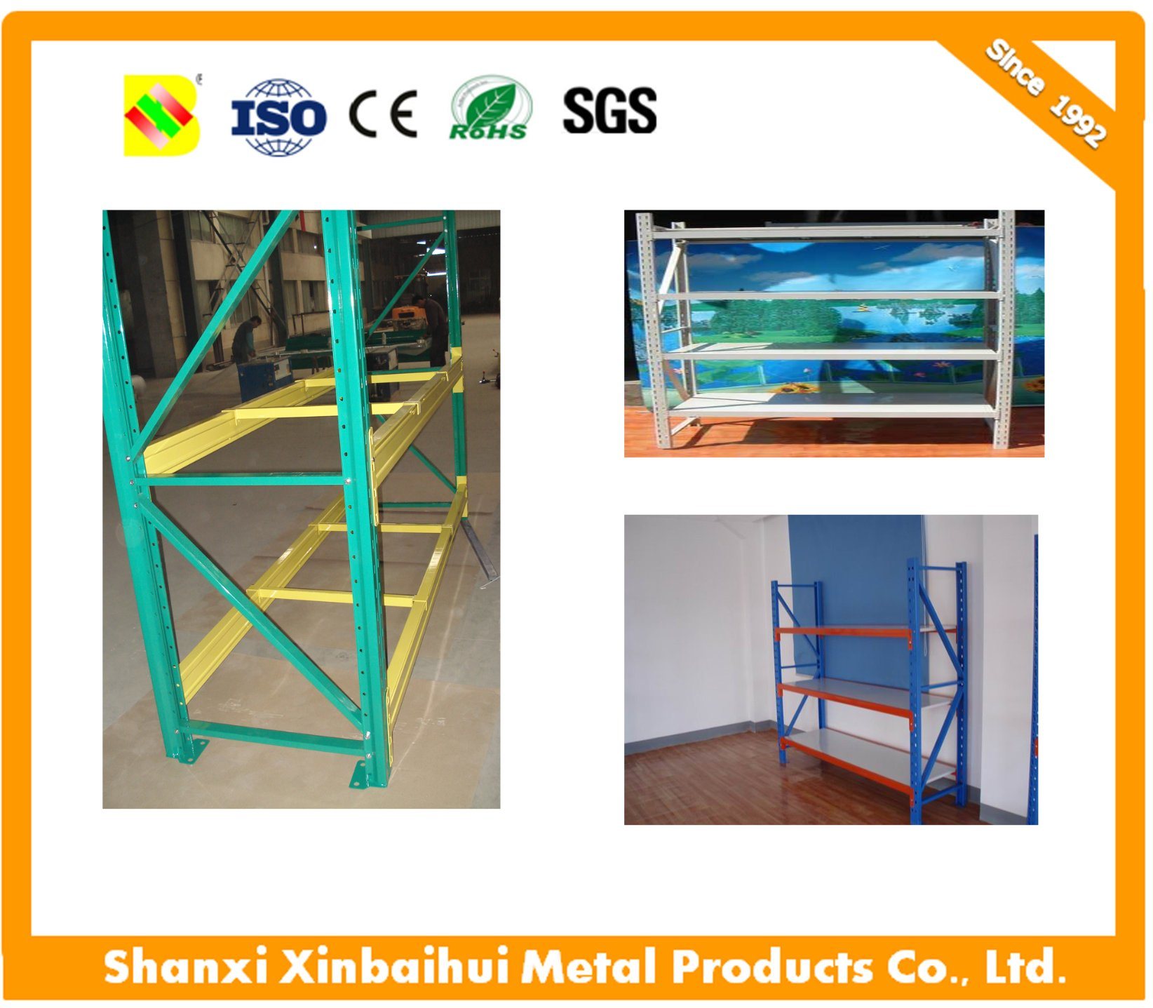 4 Tier Light Duty Storage Racks/Steel Goods Shelf