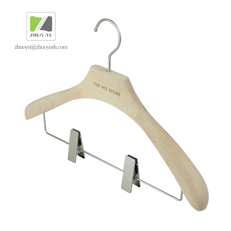 Ex-Factory Price Wooden Hanger for Clothing Customization Brand