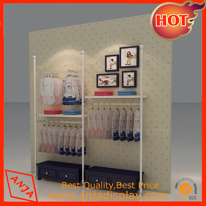 Wooden Clothes Display Rack Dress Display Stand