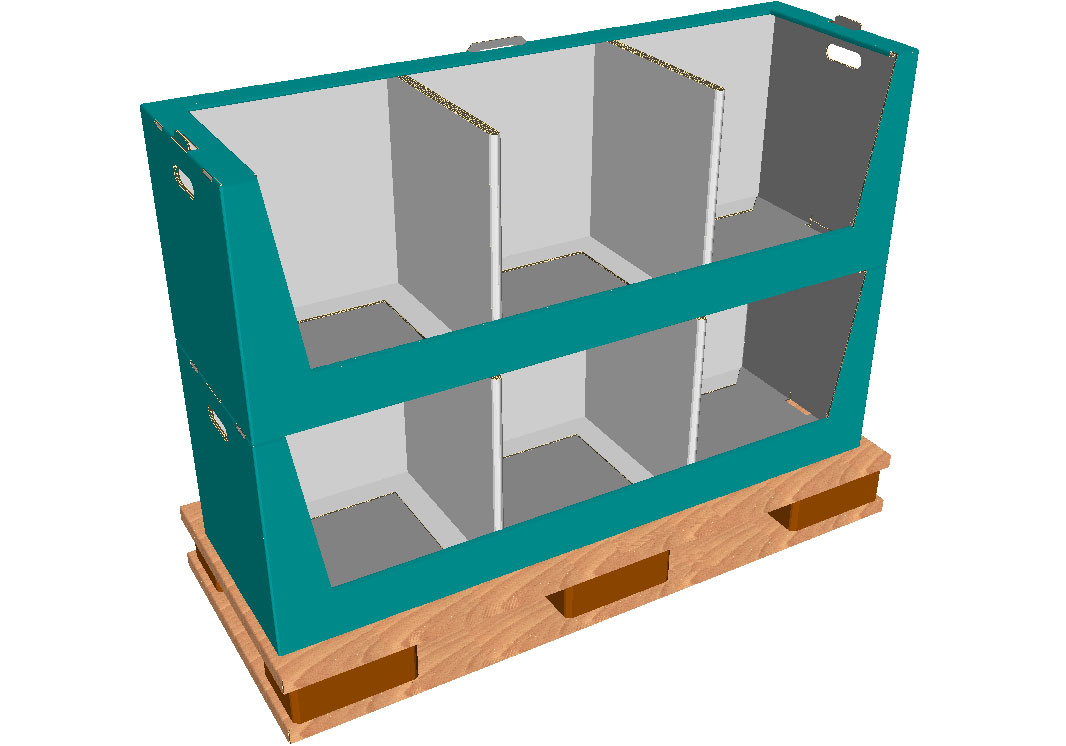 Wholesale Printed Cardboard Promotional Pallet Counter Display Box 34