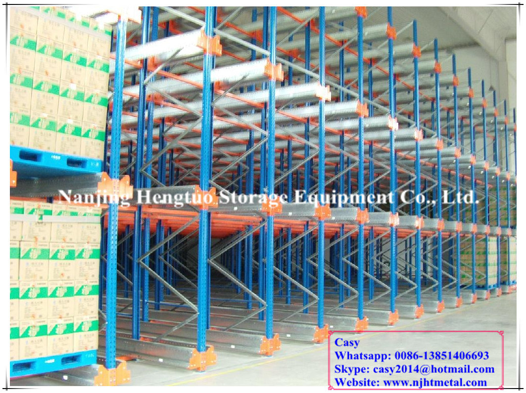 Commercial Radio Shuttle Racking Pallet Runner Racking