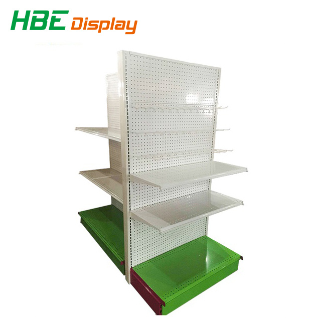 Single Sided and Double Sided Supermarket Shelving and Gondola