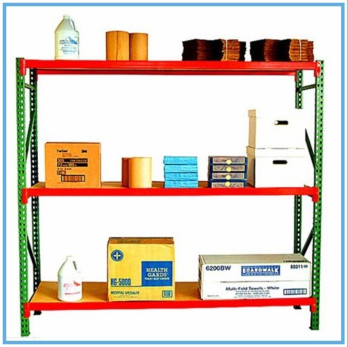 Medium Duty Storage Display Shelving for Industrial Warehouse