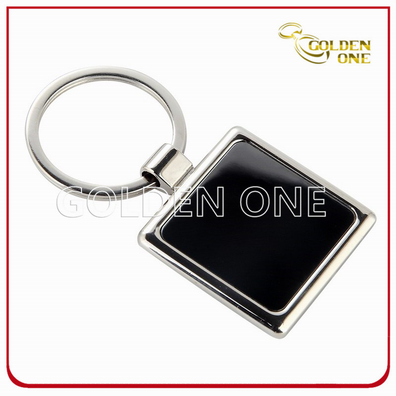 Promotion Gift Blank Square Metal Keyring