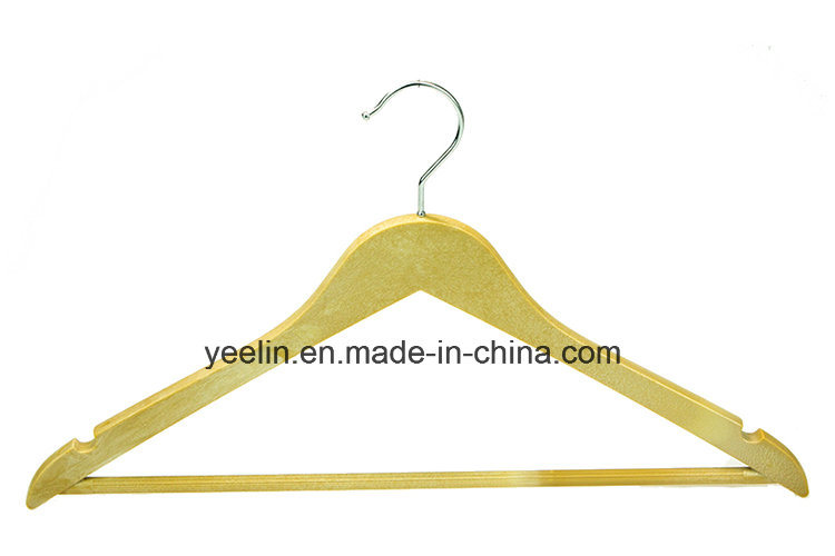 Yeelin Garment Usage Clothing Type Wood-Like Clothes Hanger (YLWD-c6)