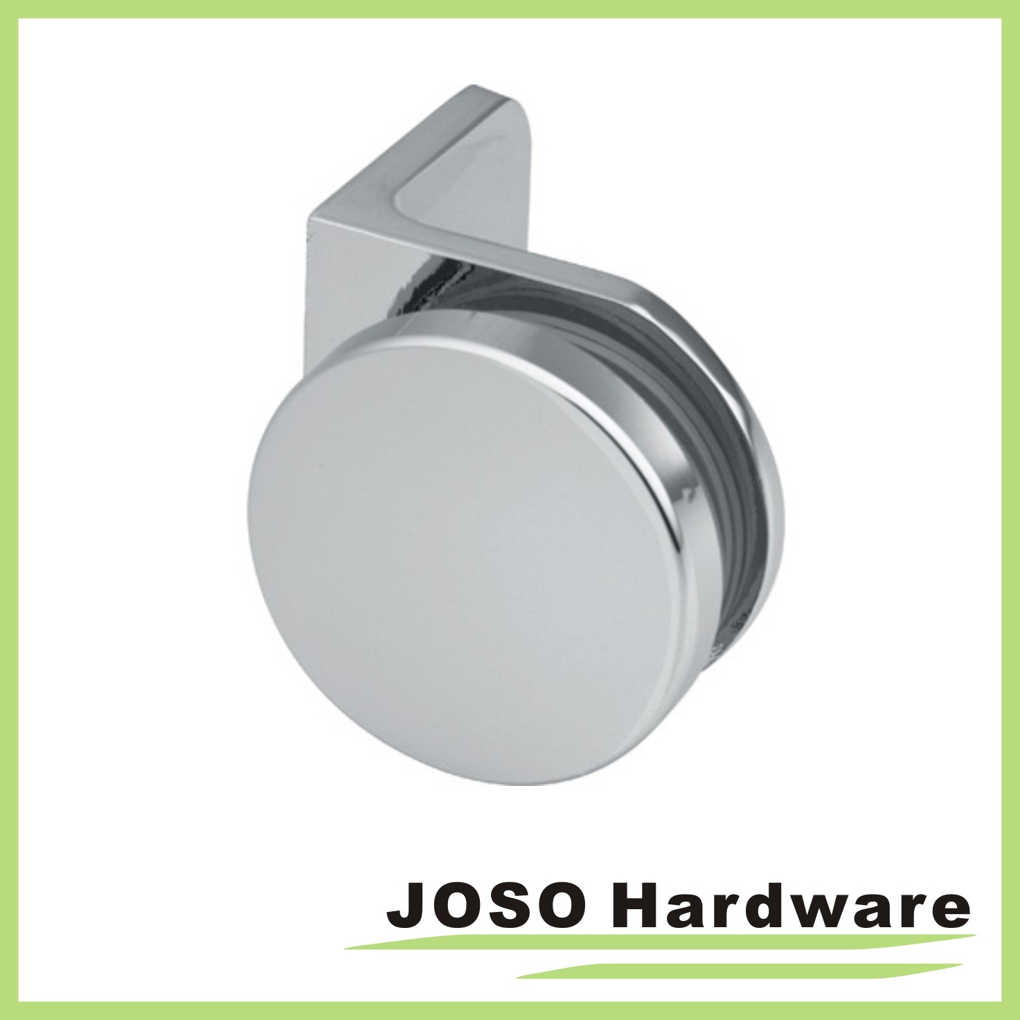 Brass Shower Room Door Round Style Glass Bracket (BH1103)