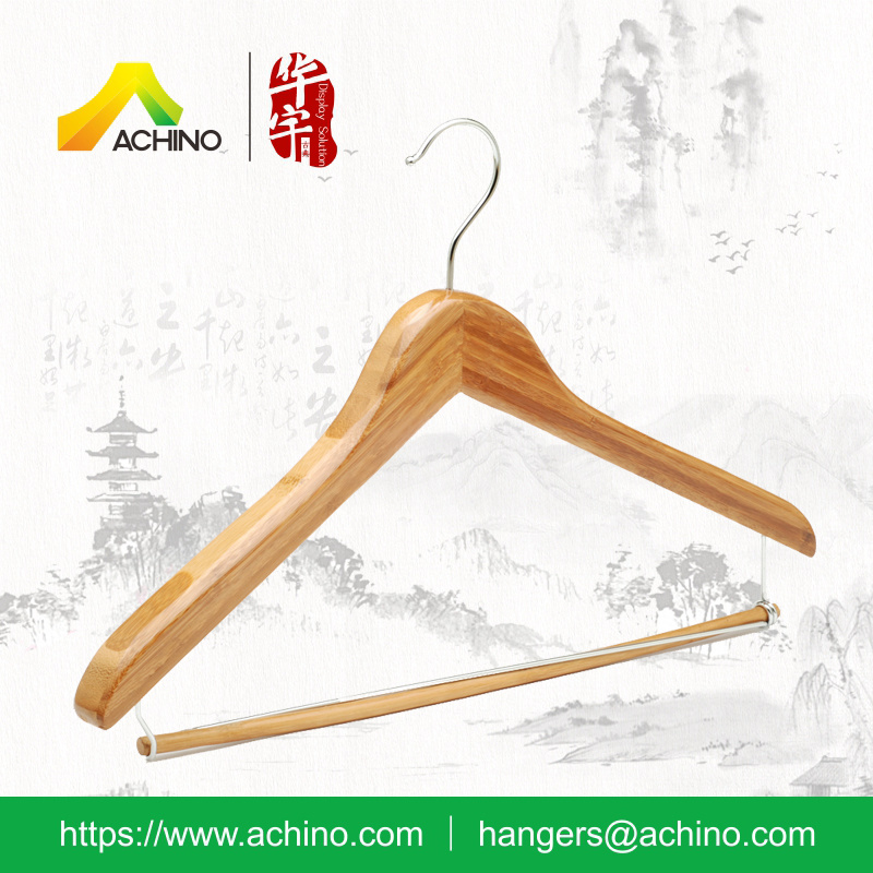 Bamboo Garment Hanger with Bar (BSH202)