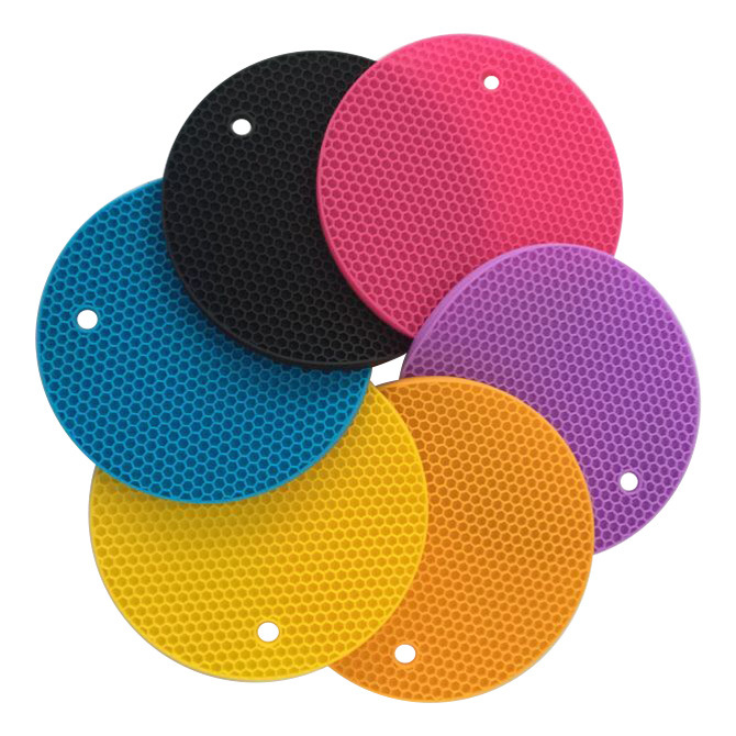 Multi-Function Colorful Silicone Pot Holder Trivet Mat