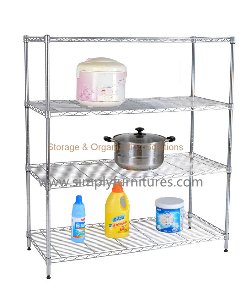 4 Layers Kitchen Wire Shelving