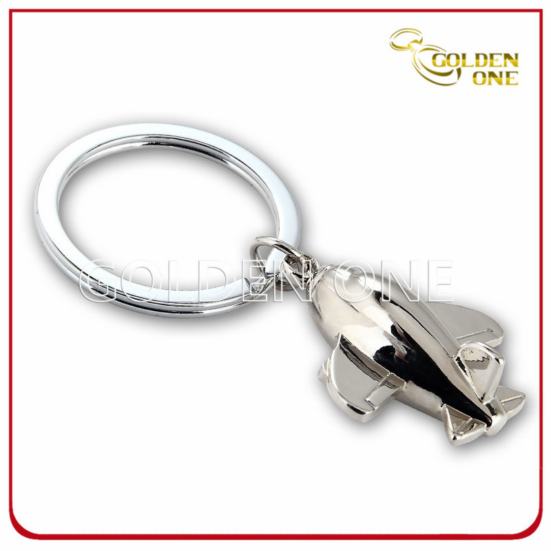 Promotion Gift High Quality Airplane Shape Metal Keychain