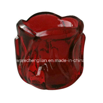 Color-Sprayed Glass Candle Holders (ZT-081)