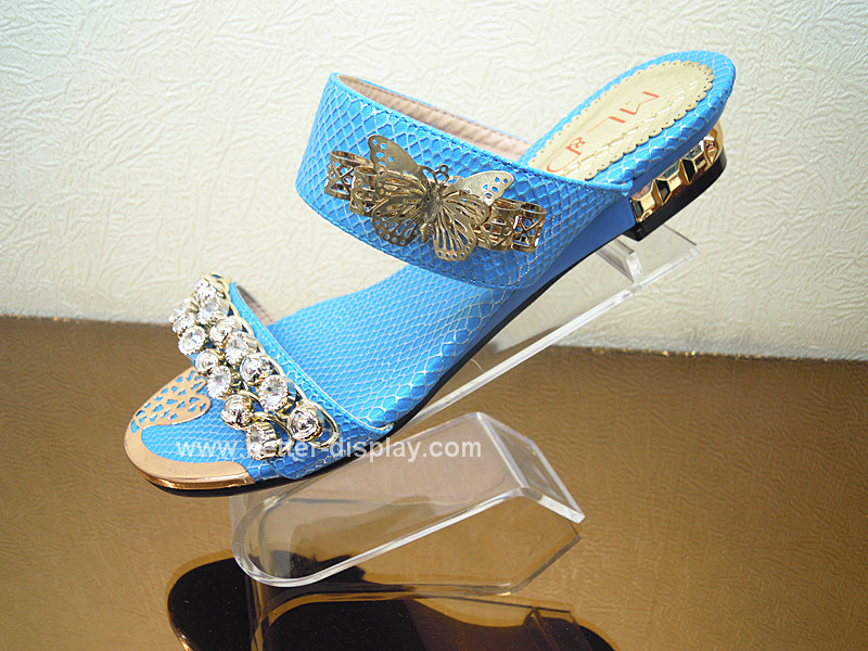 Acrylic Woman Shoe Display Holder Btr-G1008