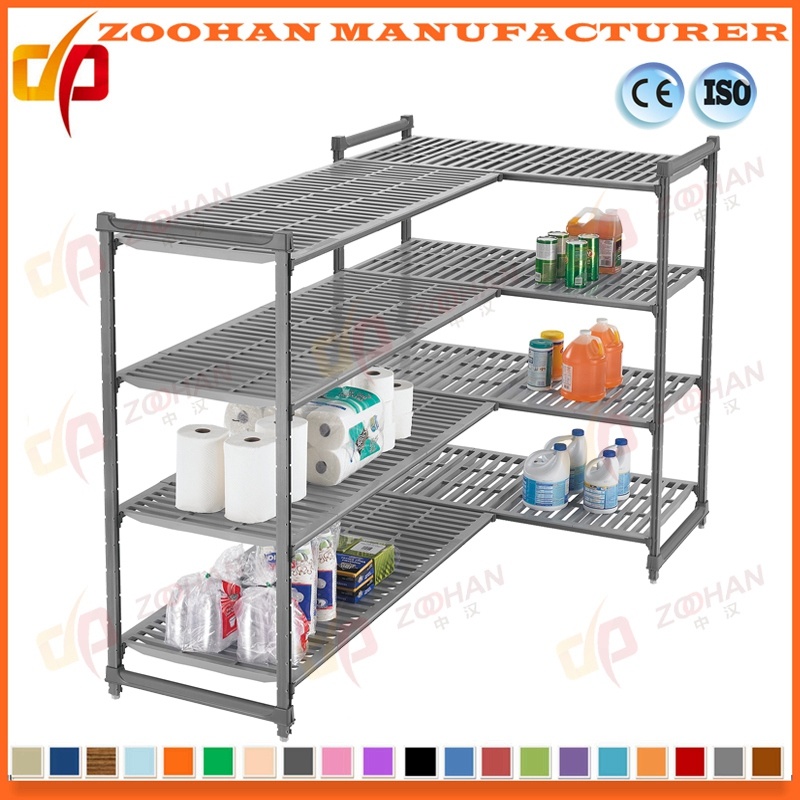 Chrome Kitchen Wall Corner Garage Storage Wire Shelving Units (Zhw149)