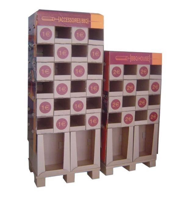 Wholesale Printed Cardboard Promotional Pallet Counter Display Box 50