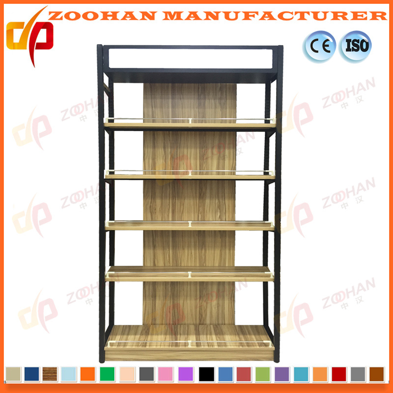 Metal Store Shop Supermarket Storage Wall Display Stand Shelf (Zhs452)