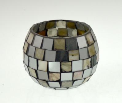 New Design Glass Mosaic Candle Holder for Holiday