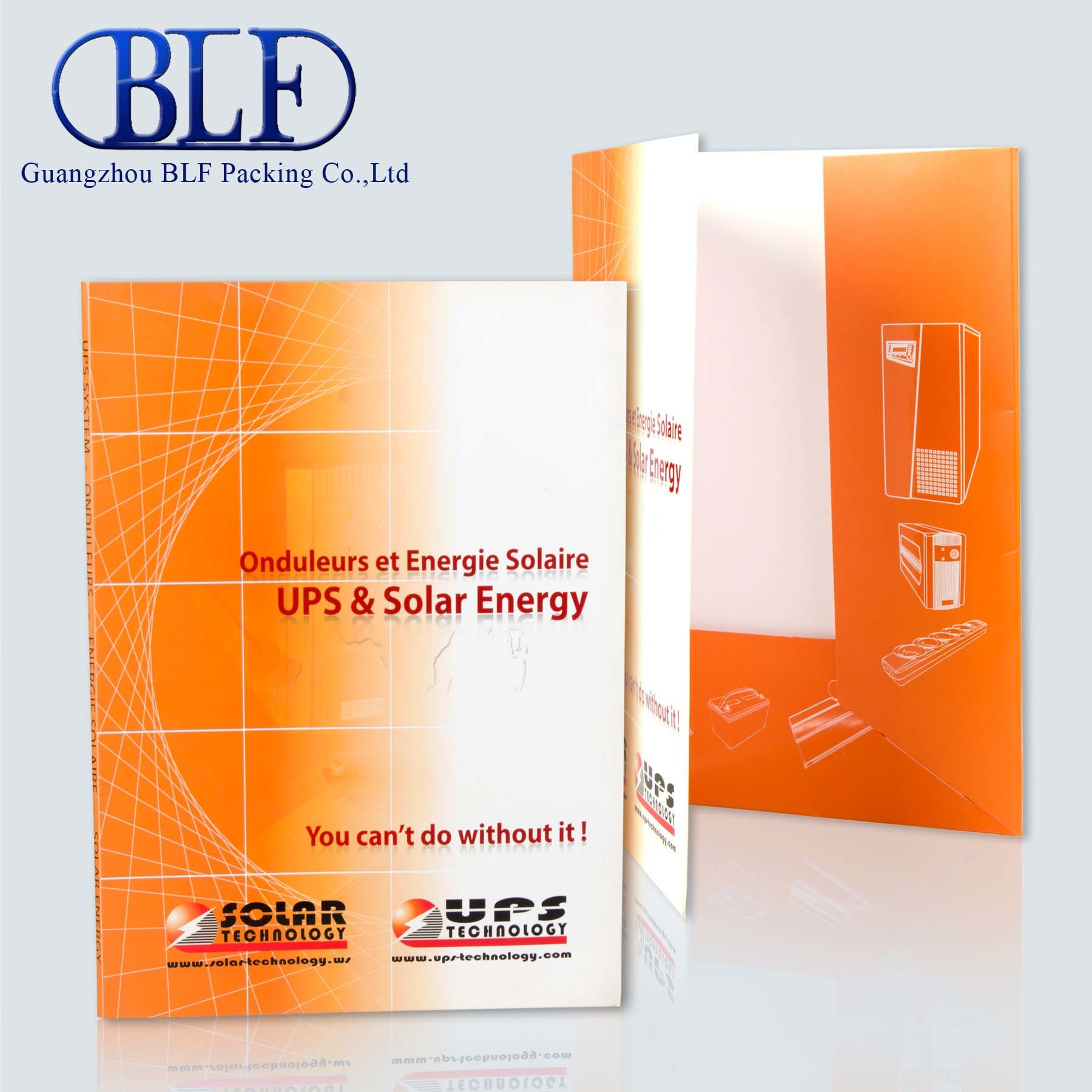 Custom Printed Paper File Folder (BLF-F003)