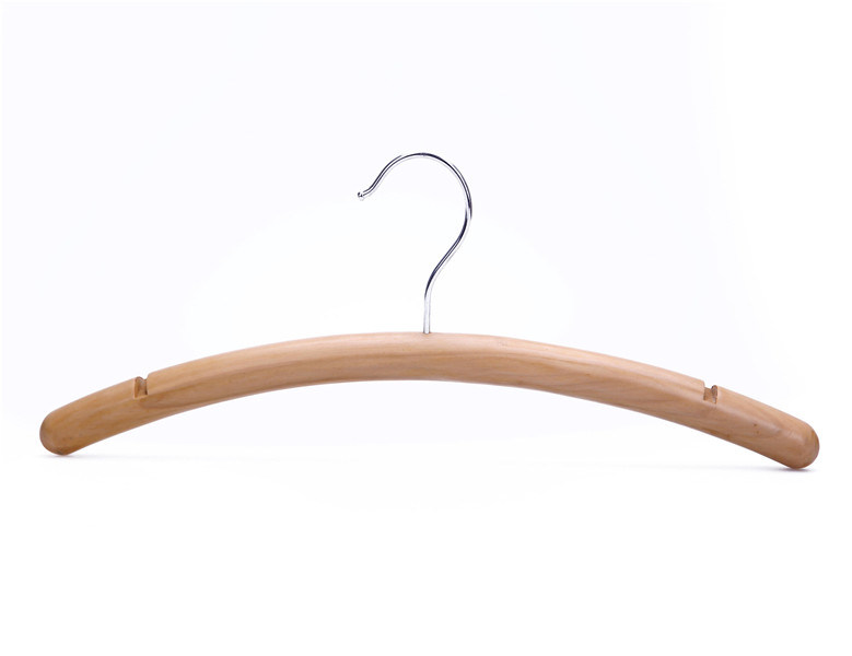 Dark Multifunctional Wooden Hanger with Rabbet