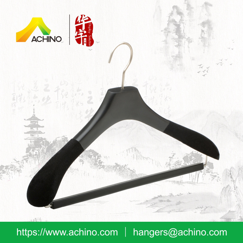 Deluxe Coat Hanger with Velvet (ACH306)