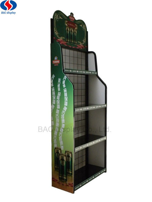 Professional Custom 4-Layer Beer Grid Metal Display Rack