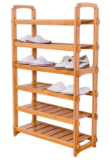 6 Tiers Bamboo Shoes Rack Bamboo Shoes Storages Shelves