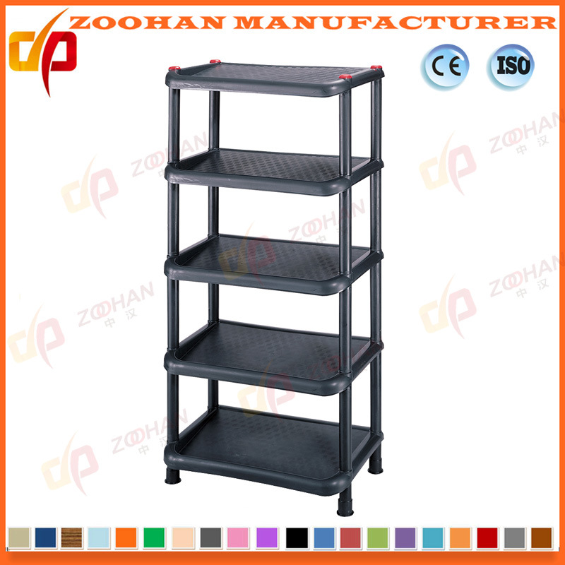 Plastic Display House Office Shelves Storage Rack (ZHw174)