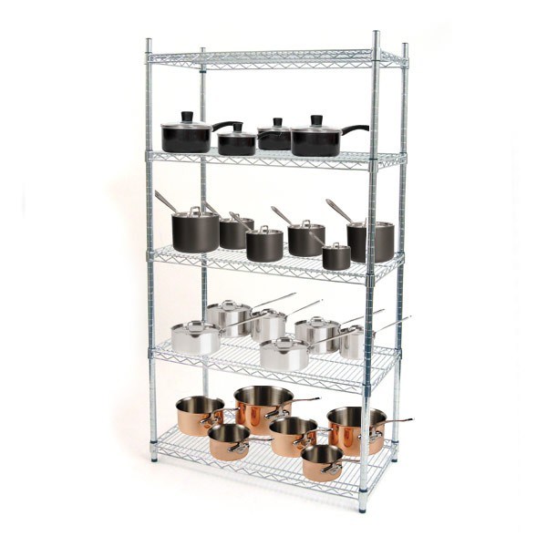 Metal Chrome Restaurant Kitchen Wire Rack