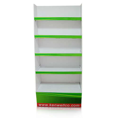 Custom Pop/POS Cardboard Display, 5 Shelves Corrugated Display Stand