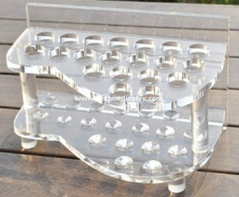 Plastic Acrylic Wine Glass Holder Tray