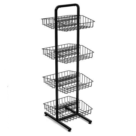 Two Sided Floor Stand Metal Displays Rack