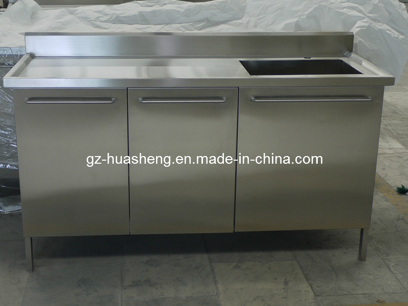 One Sink Dresser with Stainless Steel (HS-022)