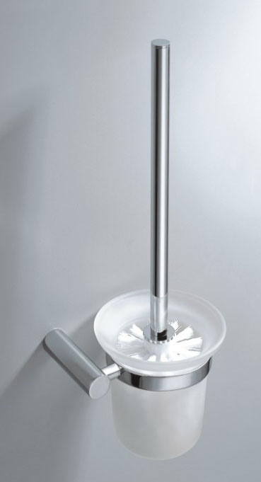 High Quality Glass Toilet Brush Holder (6605)