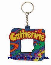 Promotion 3D Custom Logo Plastic Keychain for Gift Hot Sale