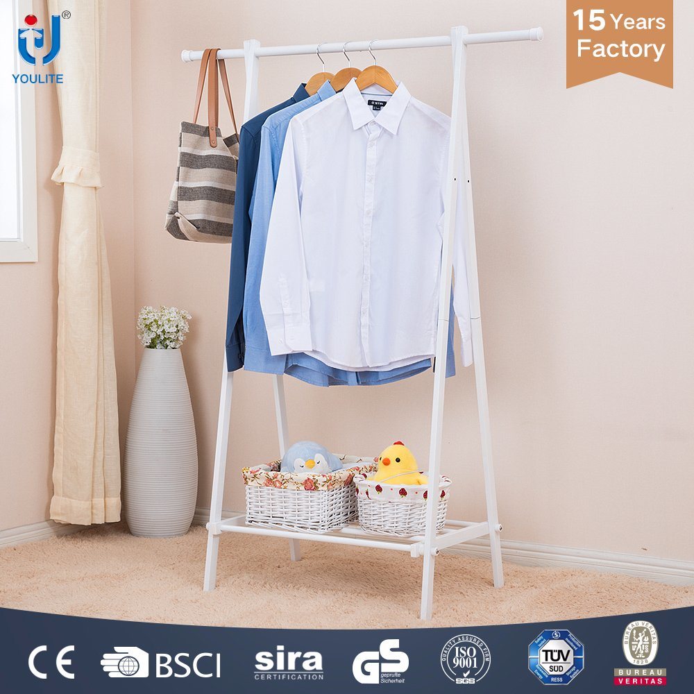 Strong White Color Powder Coated Steel Garment Hanger