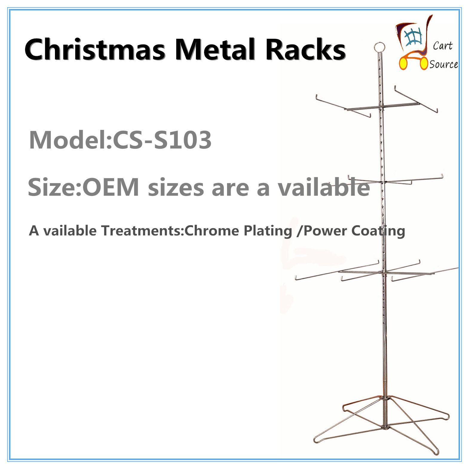 Christmas Metal Racks Display Metal Display Rack