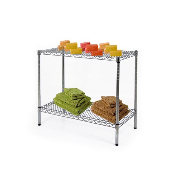 Bathroom Corner Stainless Steel Storage Rack (CJ602090B2C)