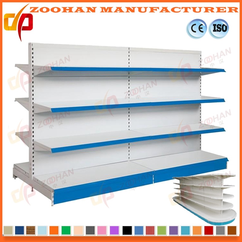 Wholesale Double Side Supermarket Store Advertising Display Shelf (Zhs105)