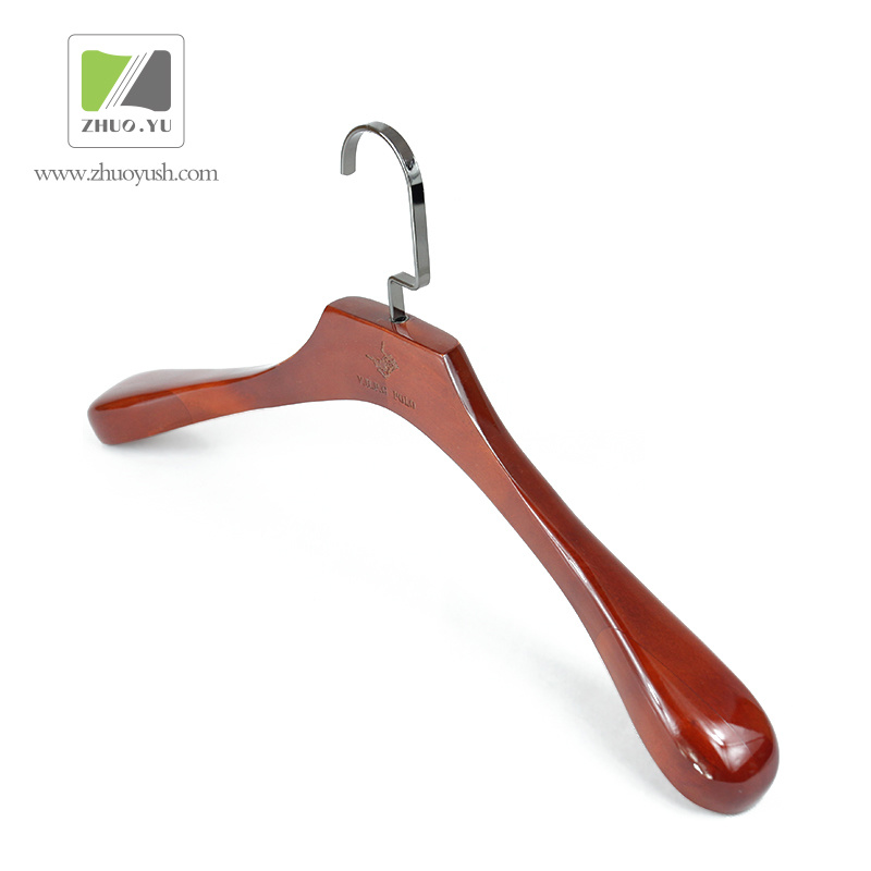 Wooden Coat Hanger with Wide Shoulder