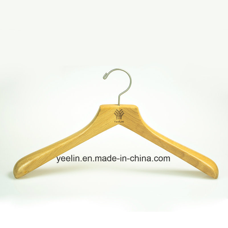 Wholesale Metal Hook Clothes Wood Hanger (YL-yl10)